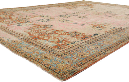 9 x 12 Antique Pink Persian Sultanabad Rug 53910