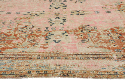 9 x 12 Antique Pink Persian Sultanabad Rug 53910