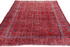 4 x 7 Vintage Red Turkish Sivas Rug 52012
