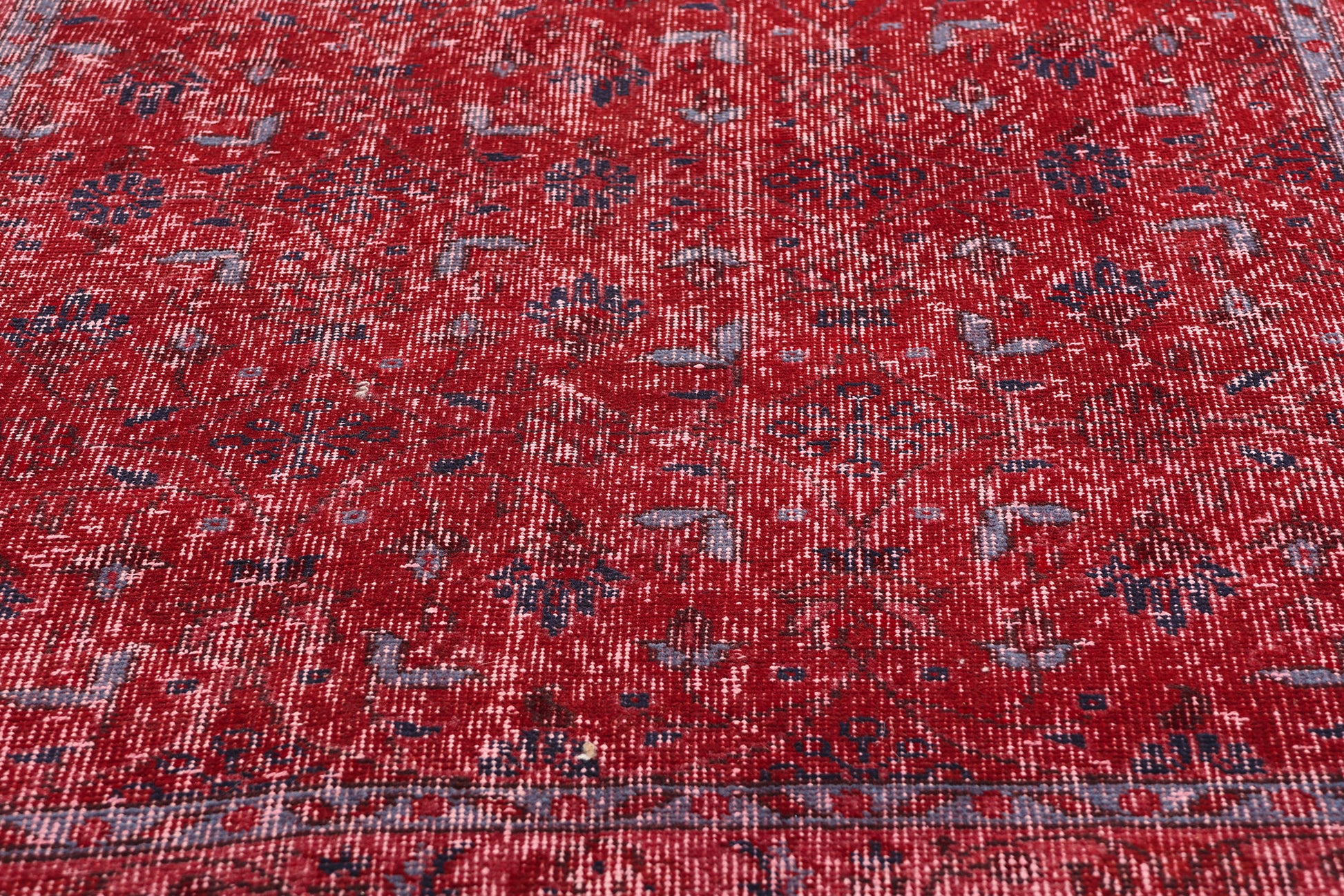 4 x 7 Vintage Red Turkish Sivas Rug 52012