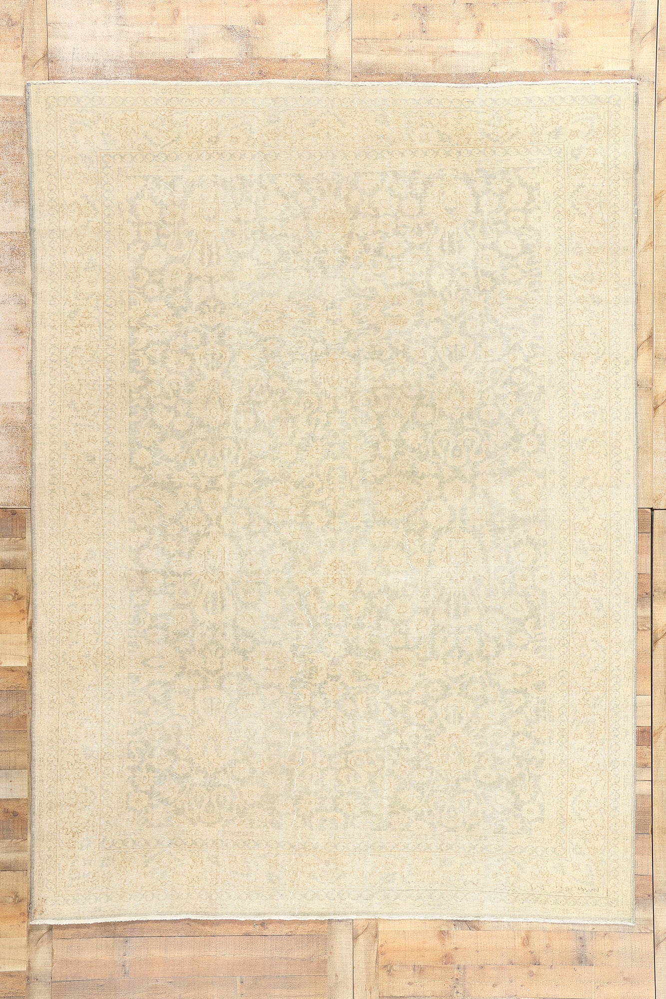 8 x 11 Vintage Muted Turkish Sivas Rug 53162