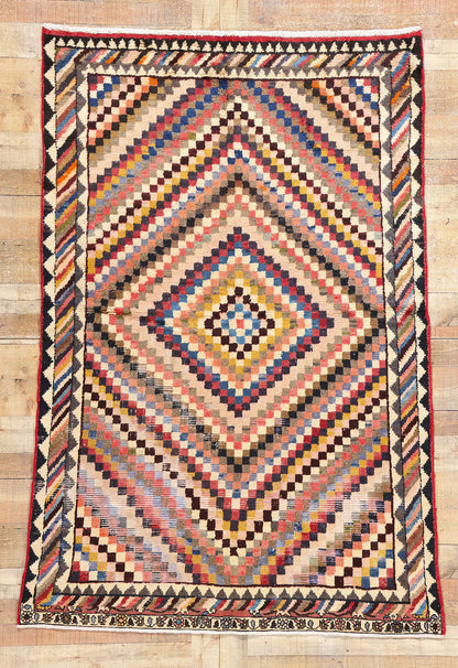5 x 7 Vintage Persian Lori Rug 78867