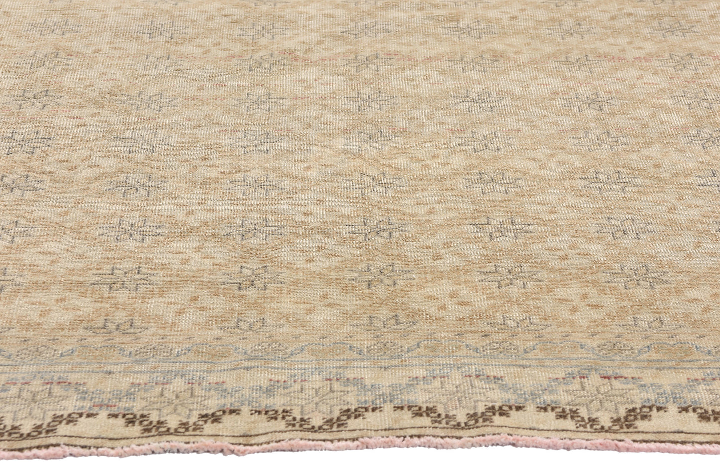 4 x 5 Vintage Turkish Sivas Rug 53938