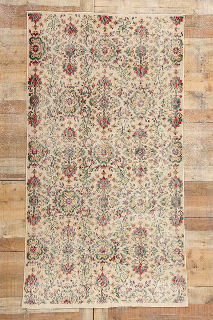4 x 7 Vintage Turkish Sivas Rug 52011