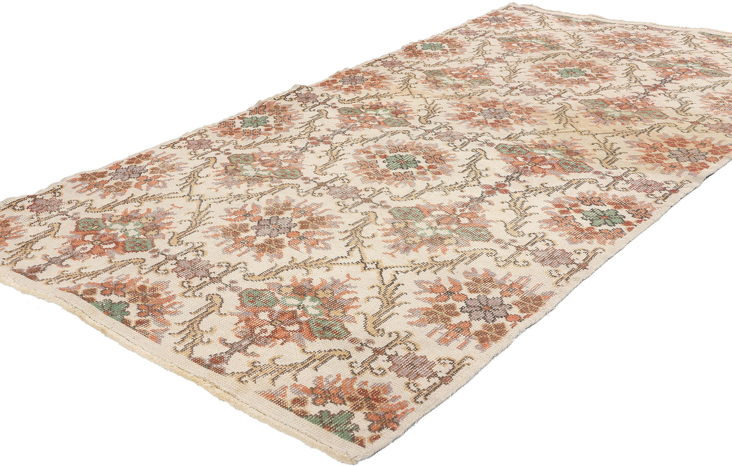 4 x 7 Vintage Turkish Sivas Rug 51944
