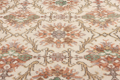 4 x 7 Vintage Turkish Sivas Rug 51944