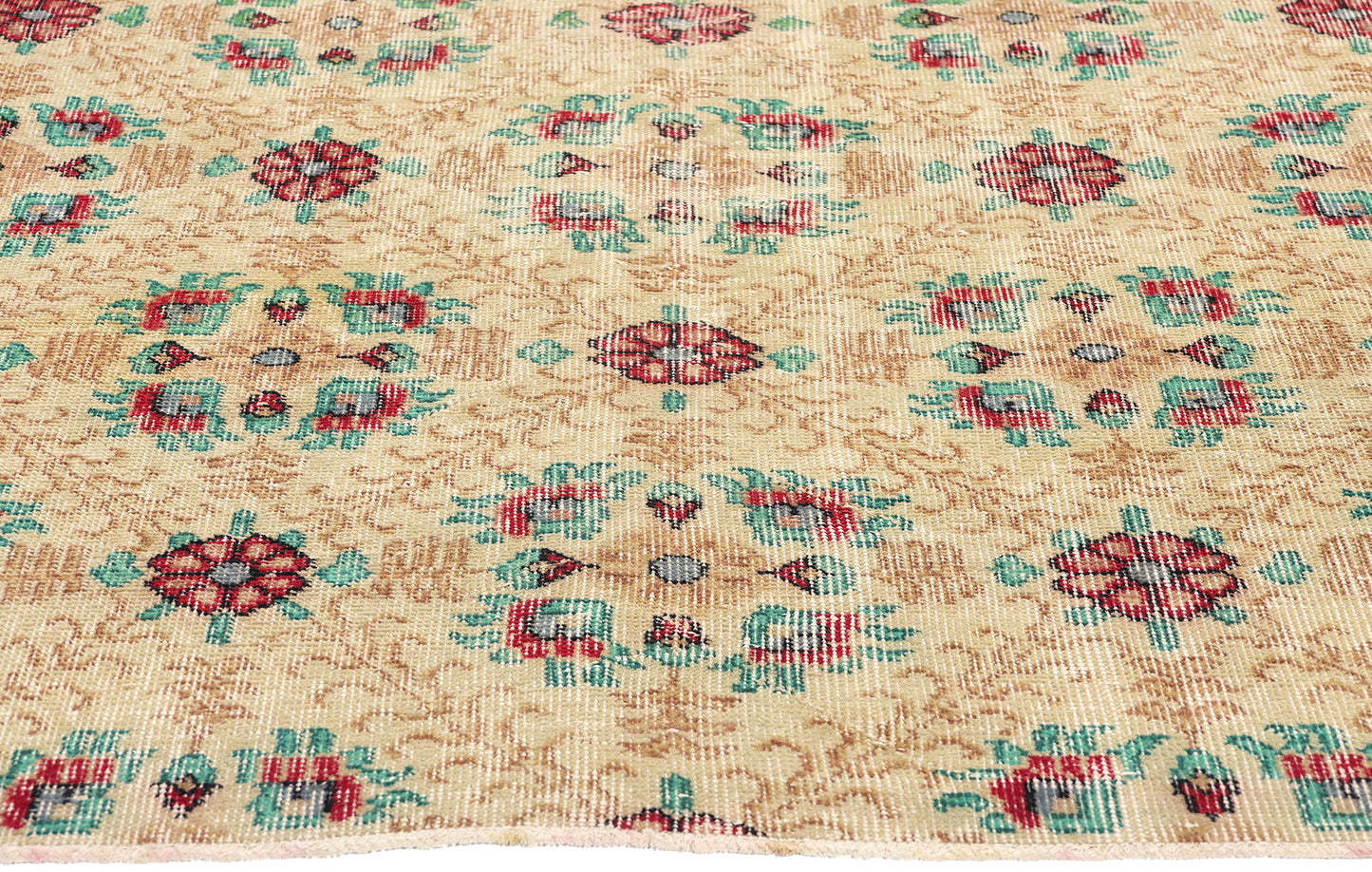 4 x 7 Vintage Turkish Sivas Rug 51950