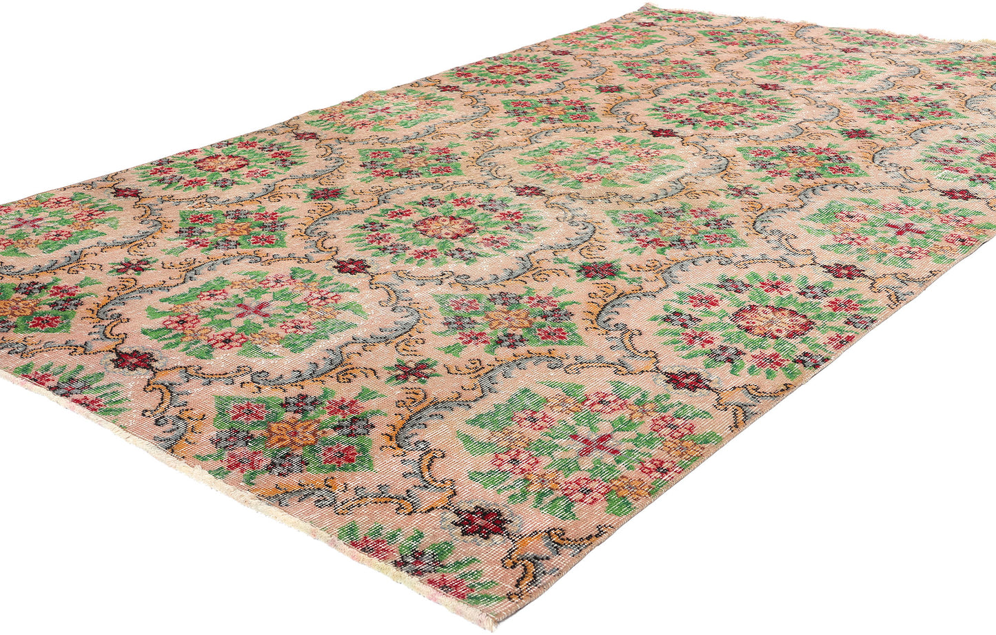5 x 7 Vintage Turkish Sivas Rug 52002