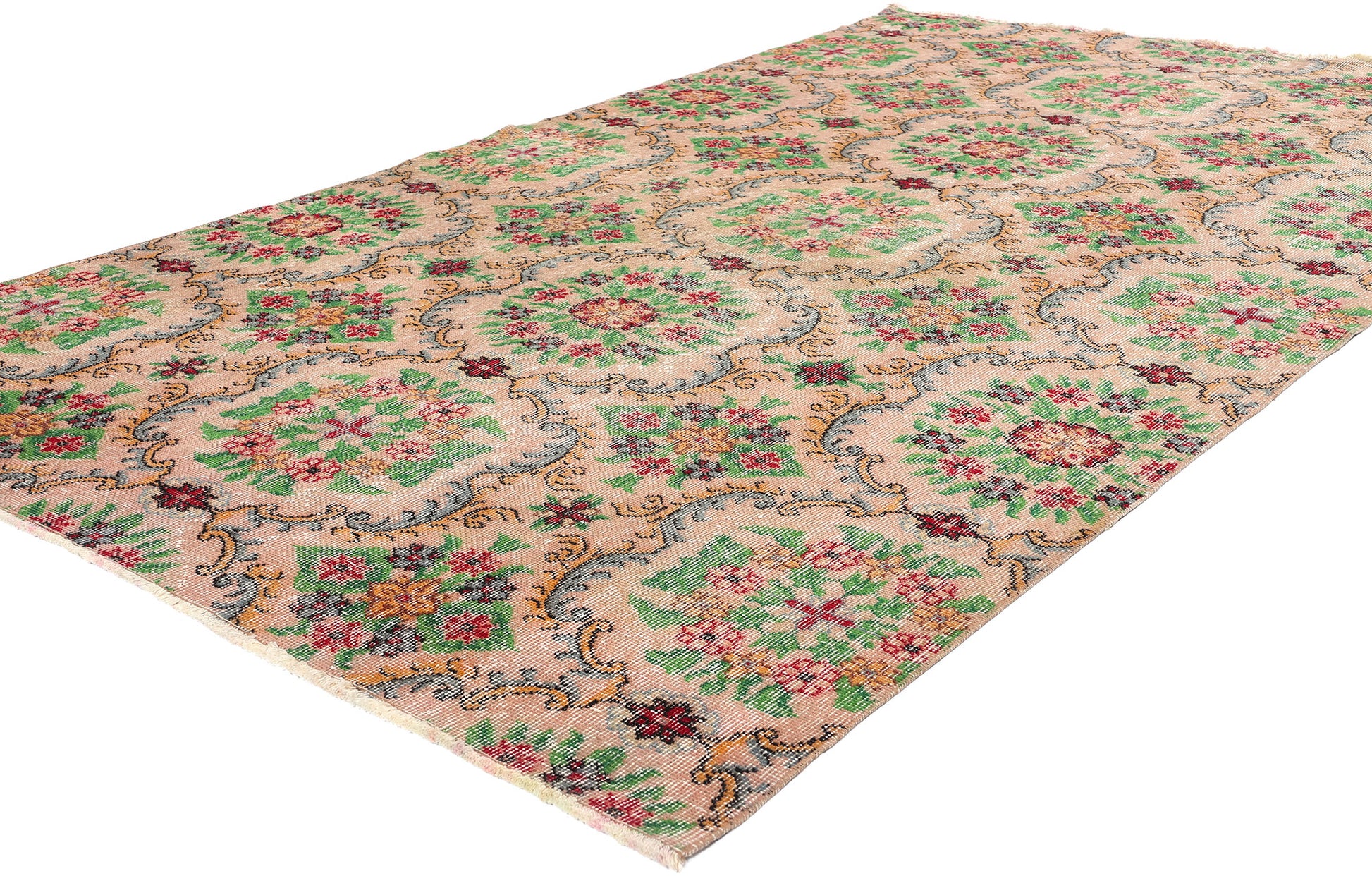 5 x 7 Vintage Turkish Sivas Rug 52002