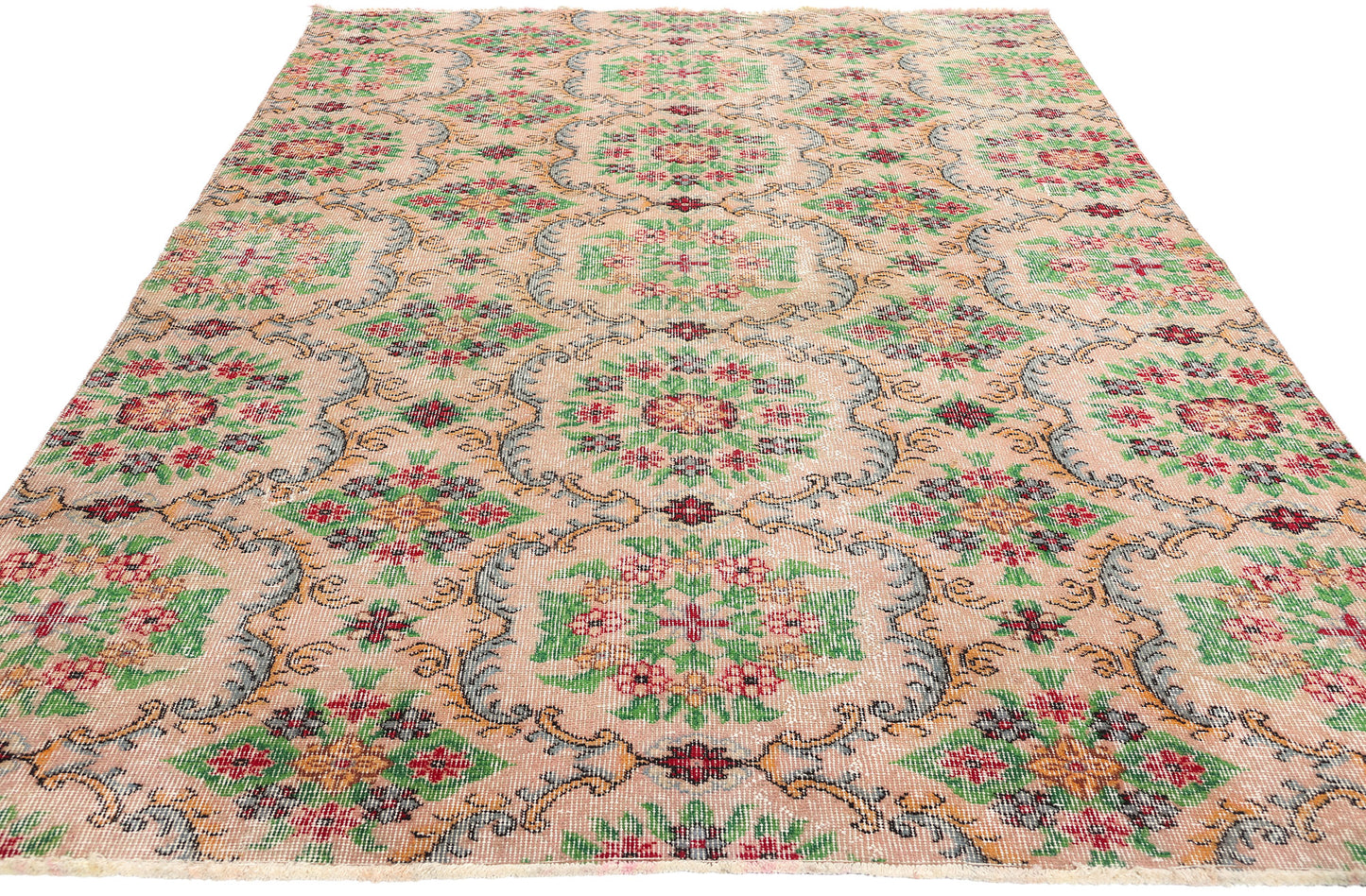 5 x 7 Vintage Turkish Sivas Rug 52002