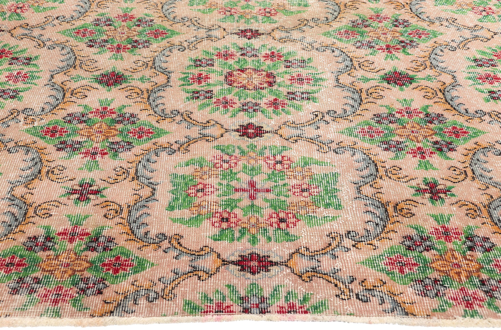 5 x 7 Vintage Turkish Sivas Rug 52002