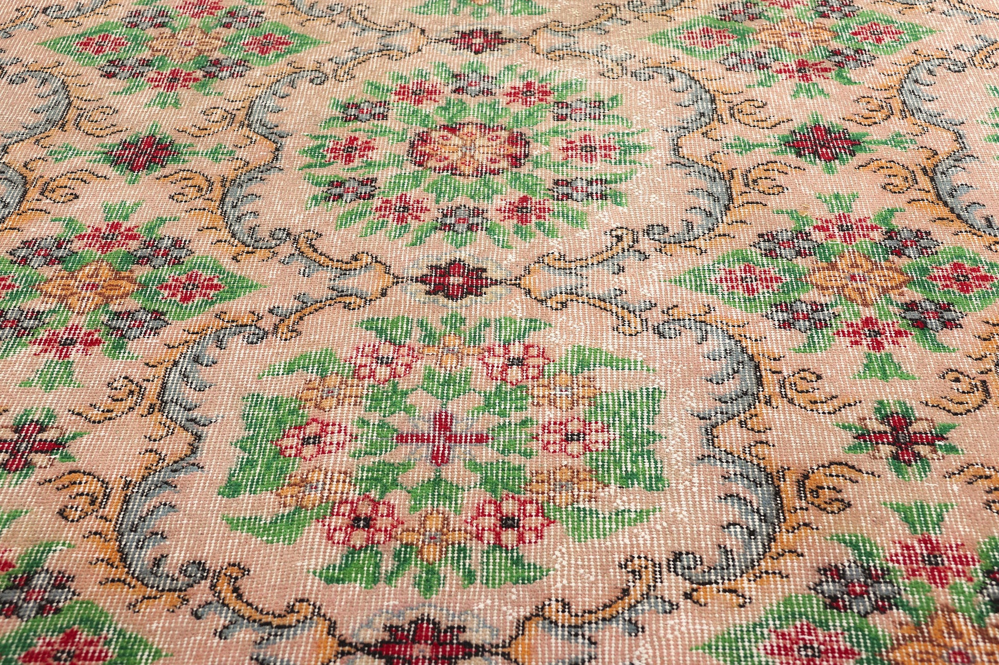 5 x 7 Vintage Turkish Sivas Rug 52002