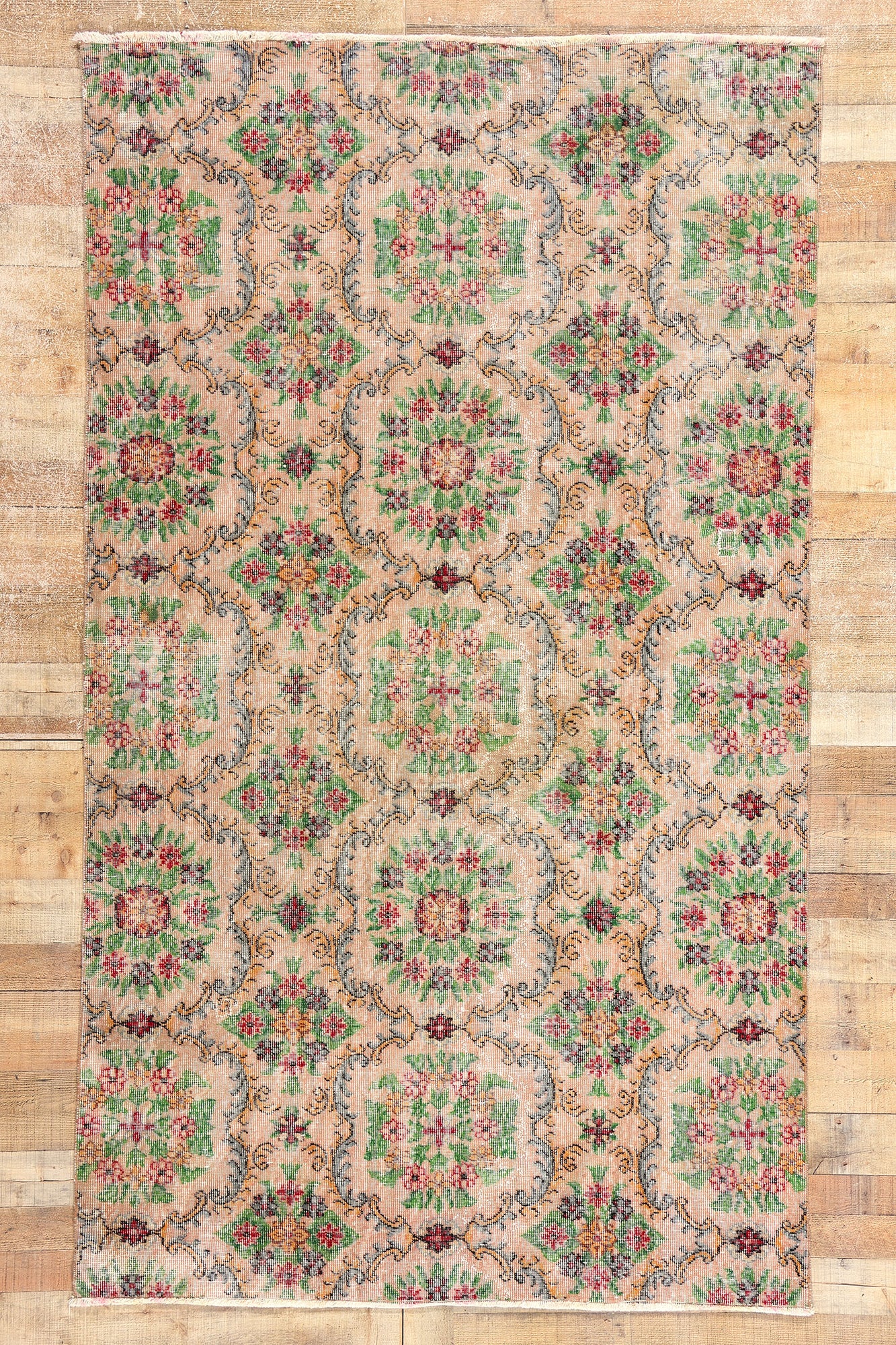 5 x 7 Vintage Turkish Sivas Rug 52002