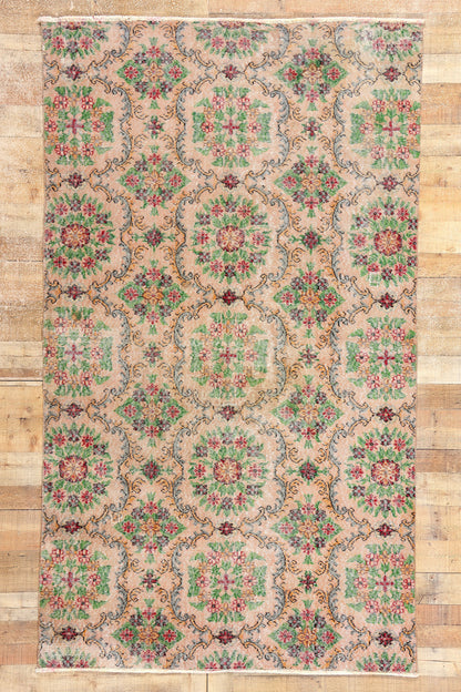 5 x 7 Vintage Turkish Sivas Rug 52002