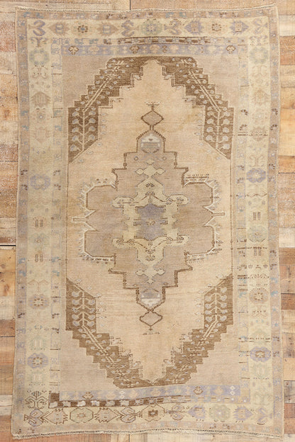 5 x 8 Vintage Turkish Oushak Rug 52045