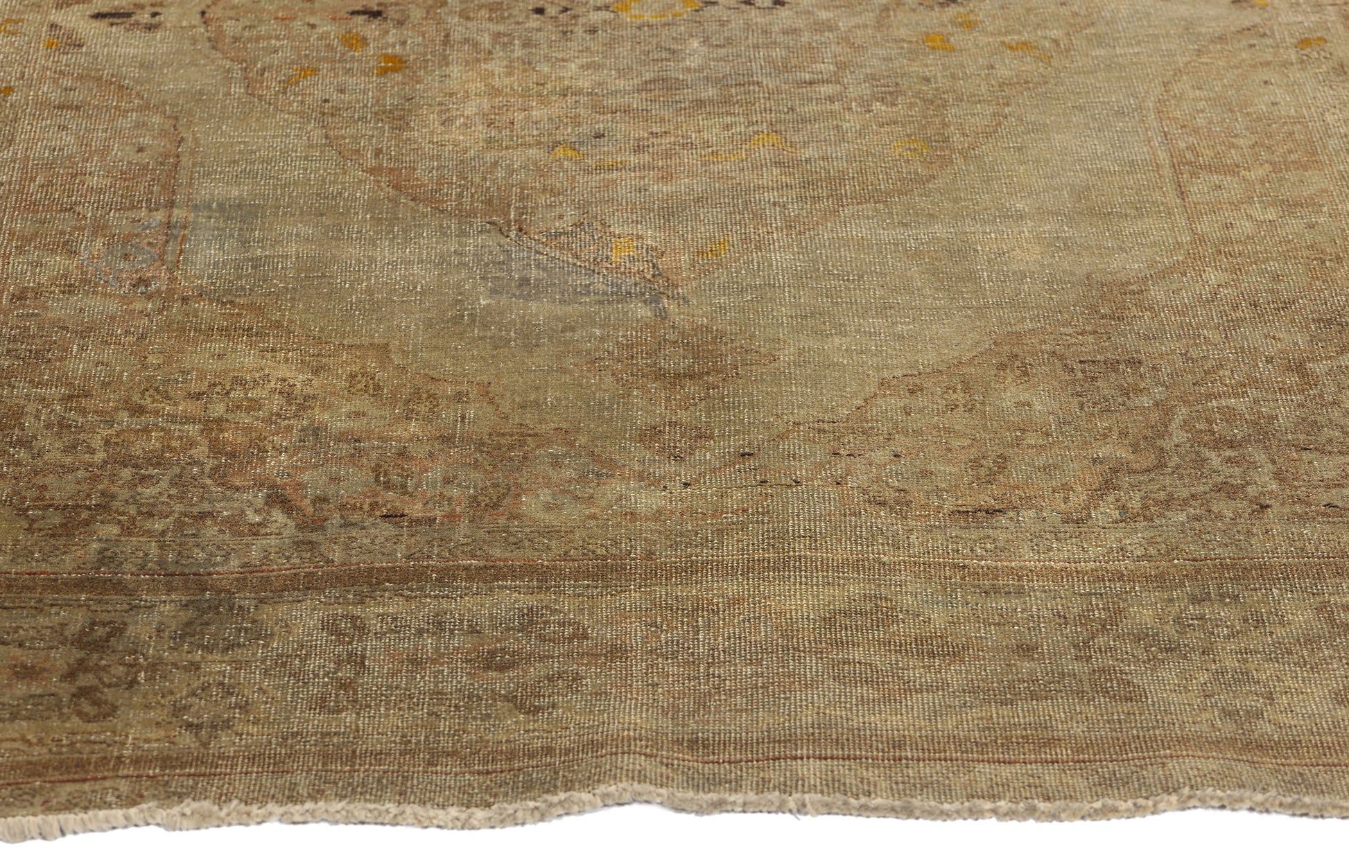 4 x 5 Vintage Persian Tabriz Rug 78785