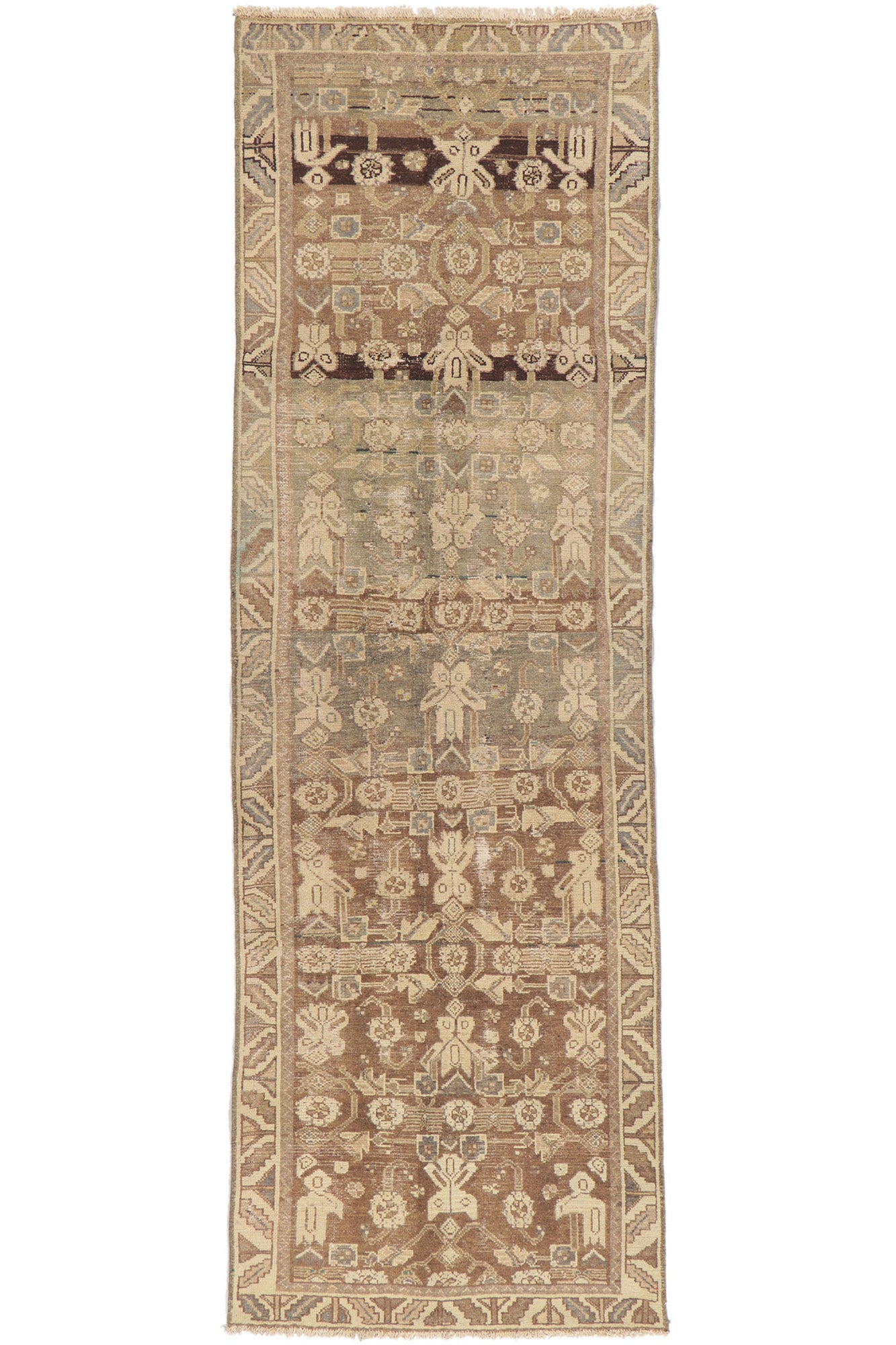 3 x 10 Antique Persian Malayer Rug 53748