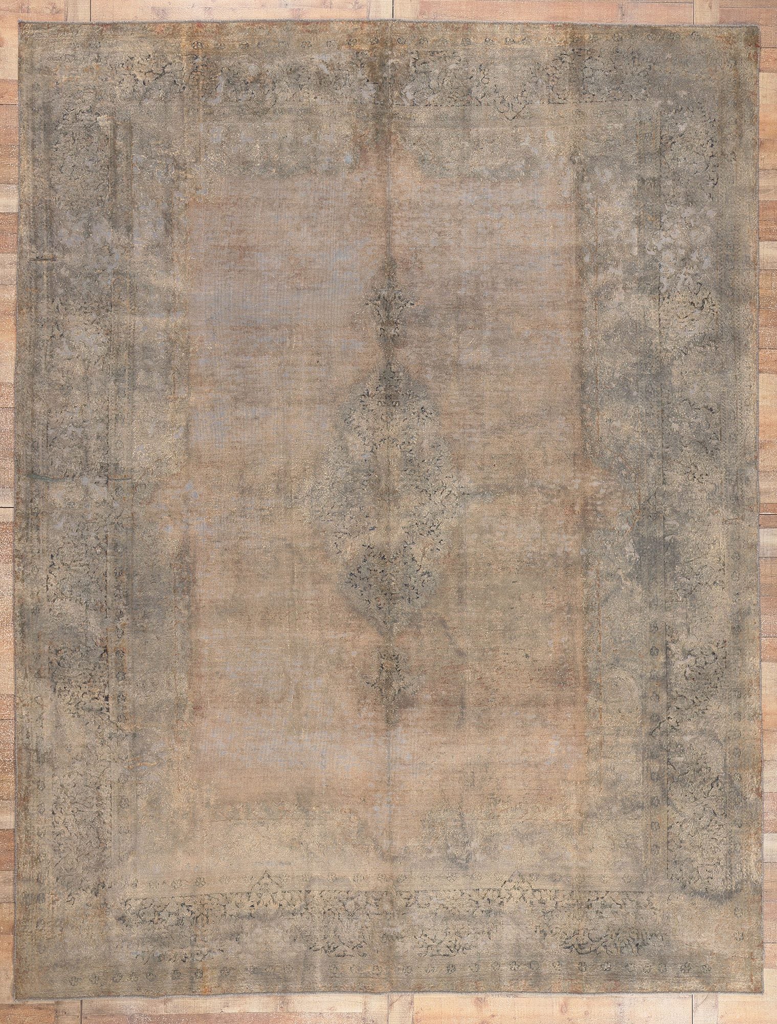 10 x 13 Vintage Turkish Overdyed Rug 60616