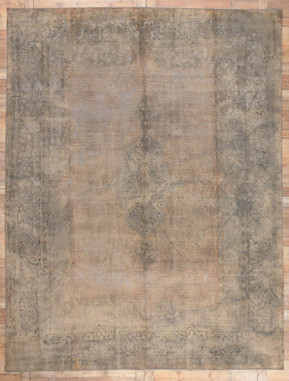 10 x 13 Vintage Turkish Overdyed Rug 60616