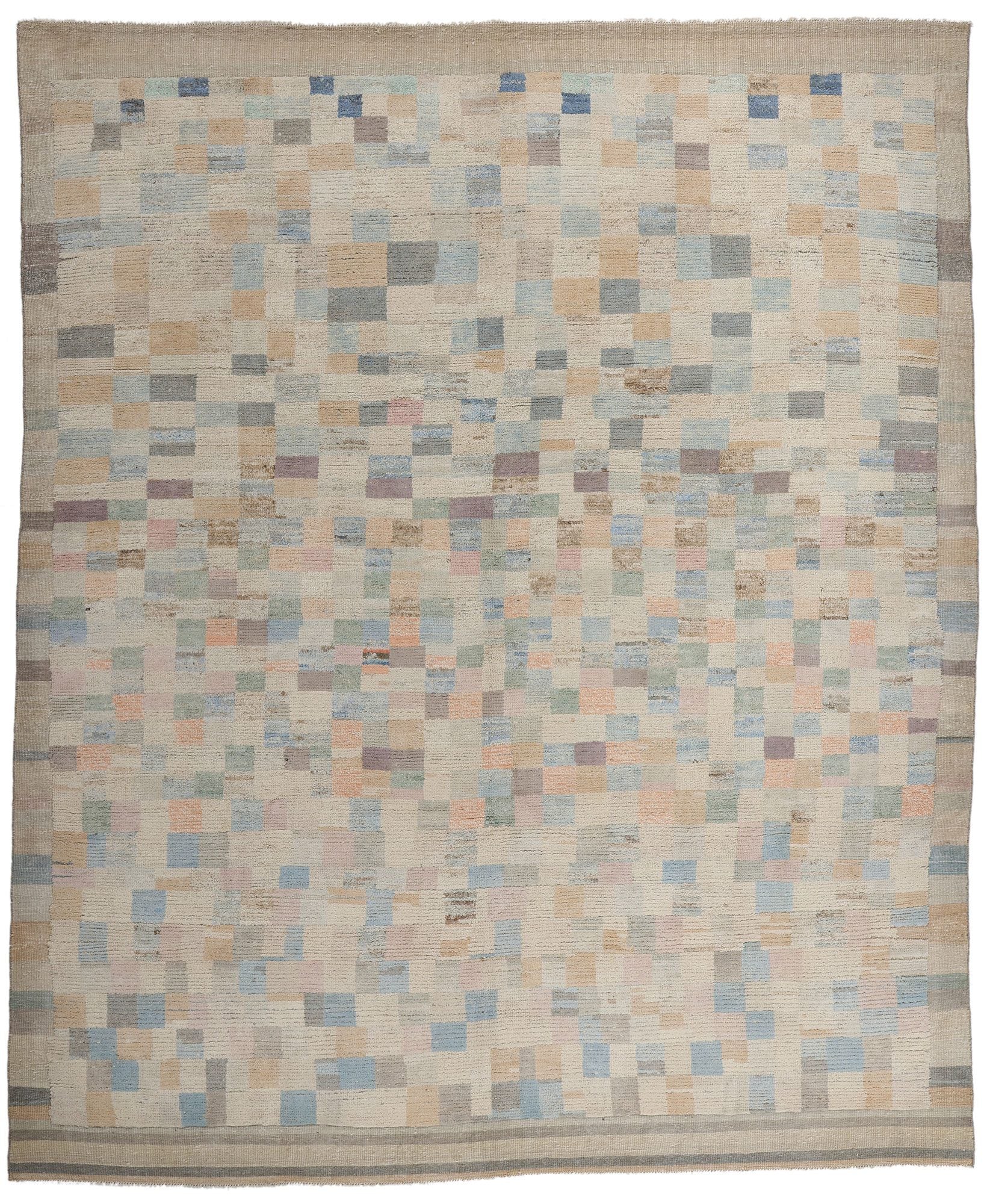 9 x 11 Modern Bauhaus Moroccan Rug 81091
