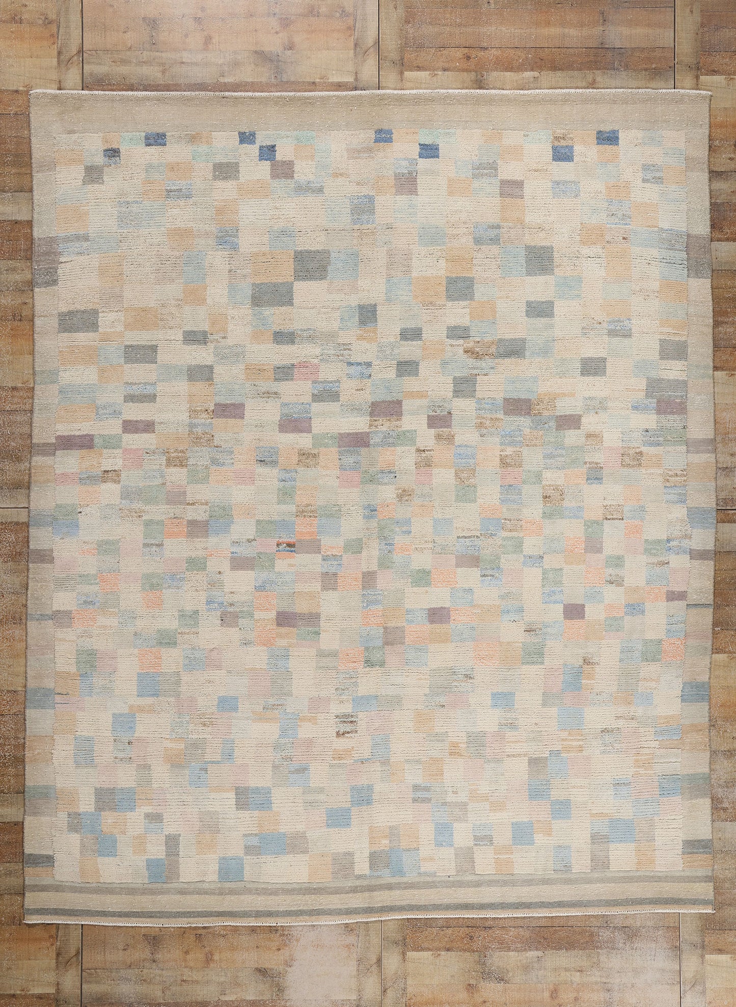 9 x 11 Modern Bauhaus Moroccan Rug 81091