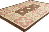 5 x 7 Erik Lundberg Vintage Swedish Rollakan Rug 78248