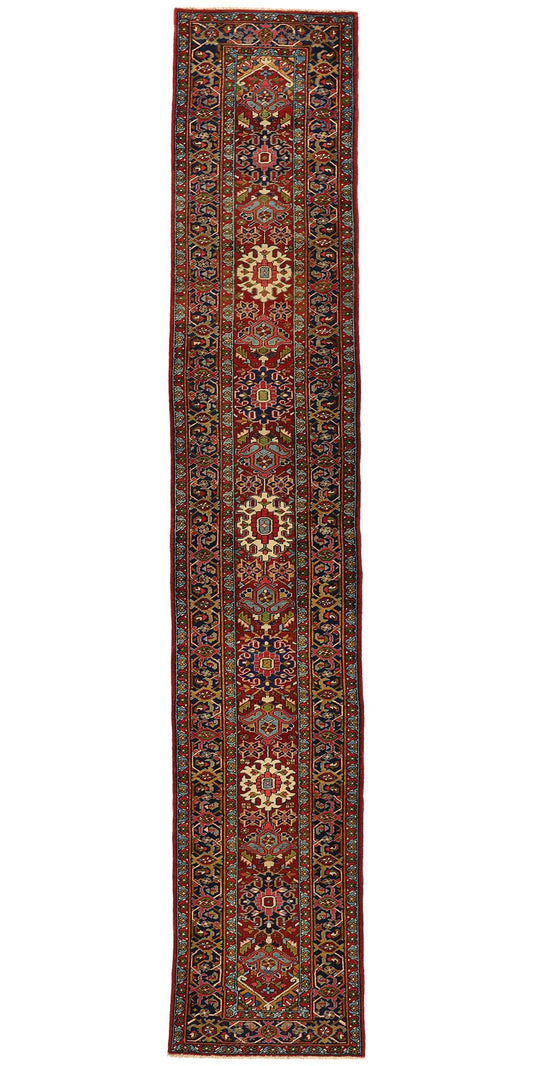 3 x 18 Vintage Persian Heriz Rug 53871