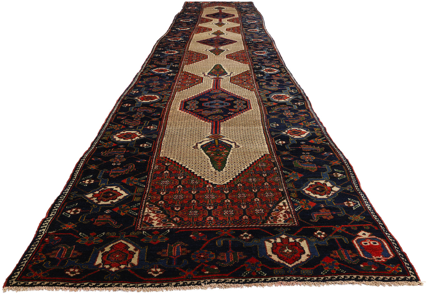 3 x 21 Vintage Persian Malayer Rug 53877