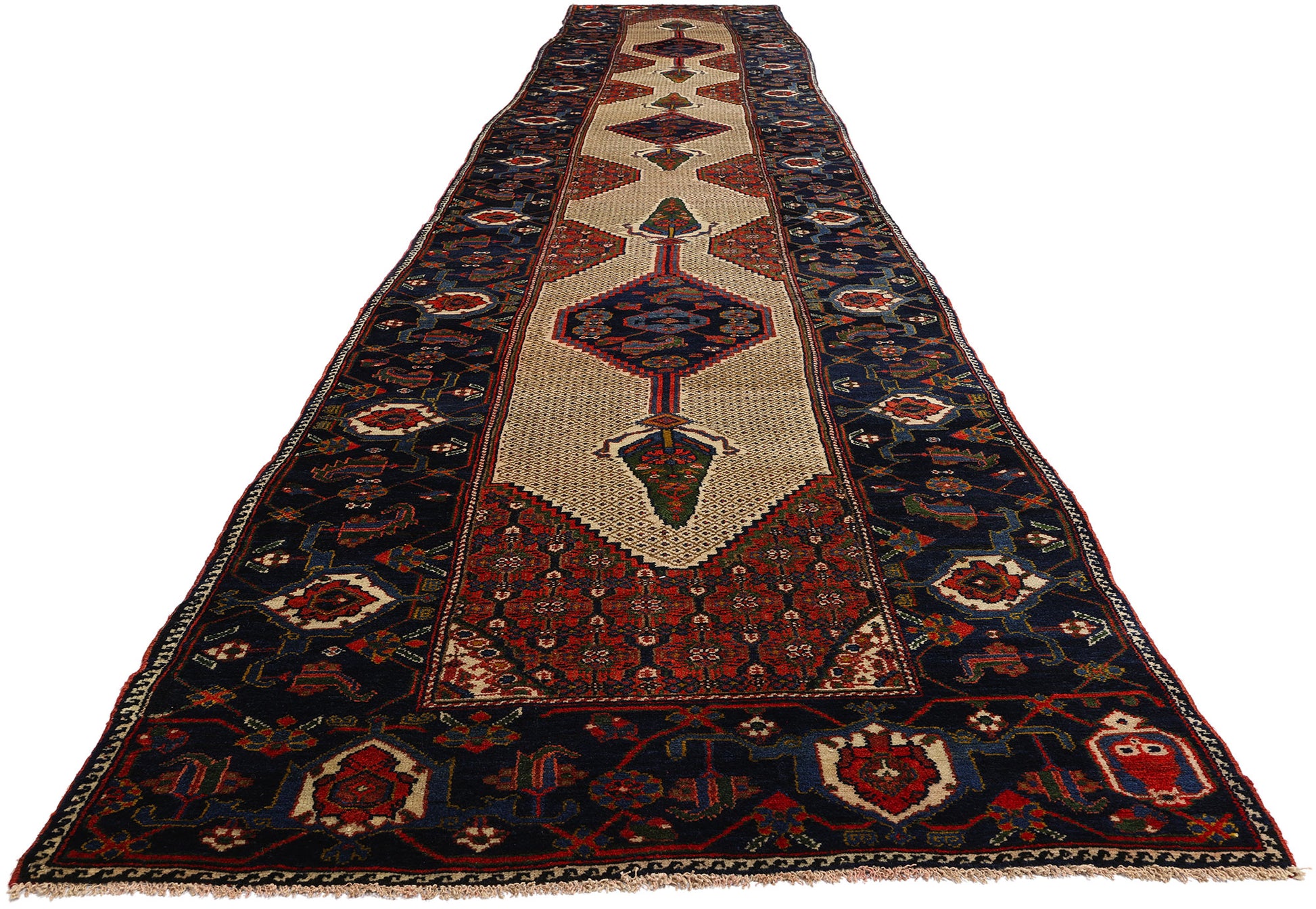 3 x 21 Vintage Persian Malayer Rug 53877
