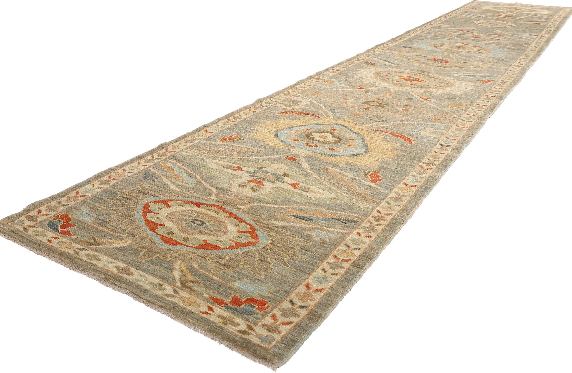 3 x 19 Modern Persian Sultanabad Rug 61289