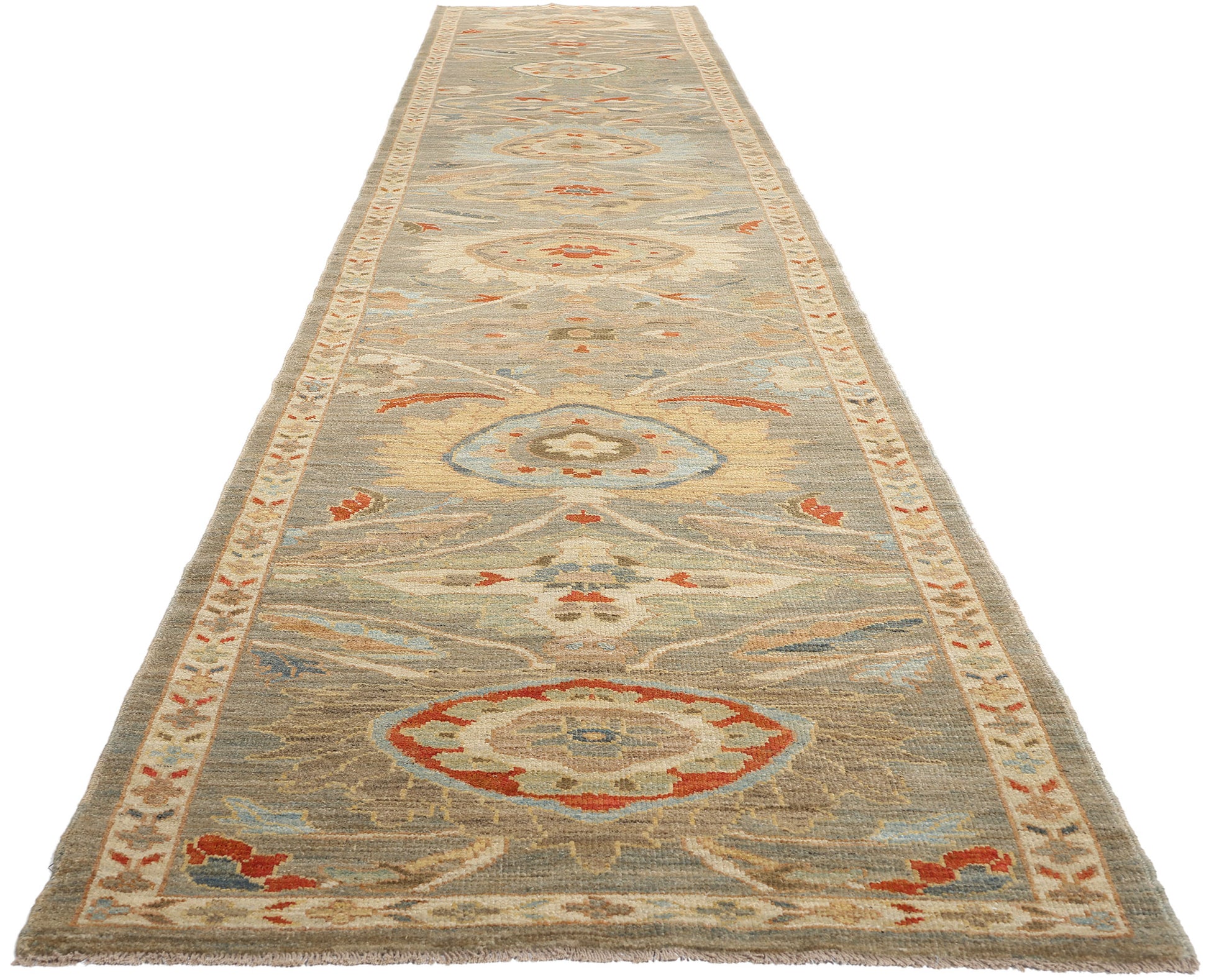 3 x 19 Modern Persian Sultanabad Rug 61289