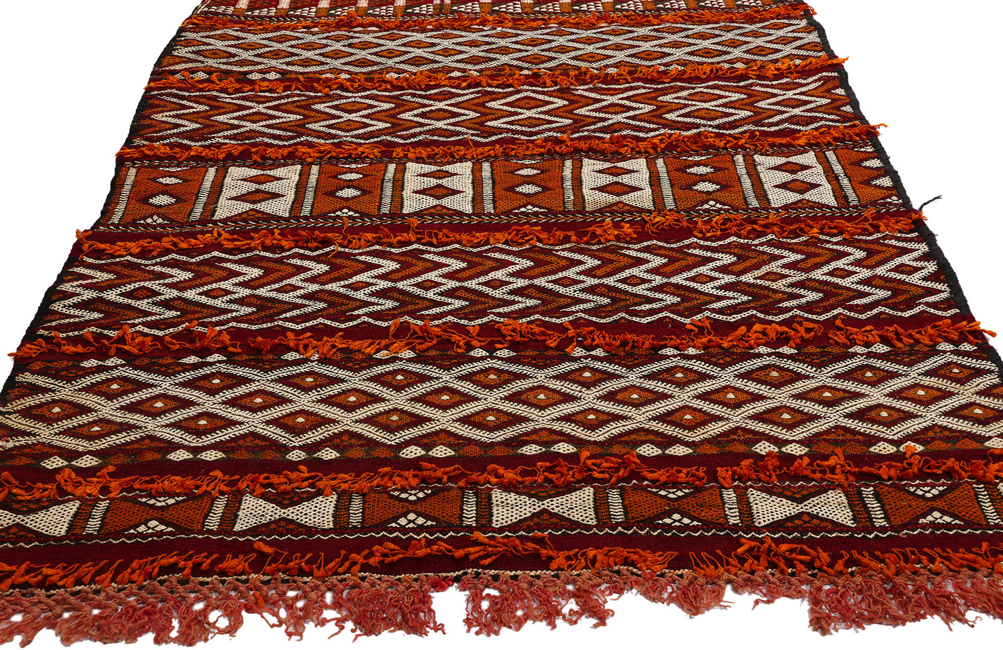 3 x 23 Vintage Zemmour Moroccan Kilim Rug 21772