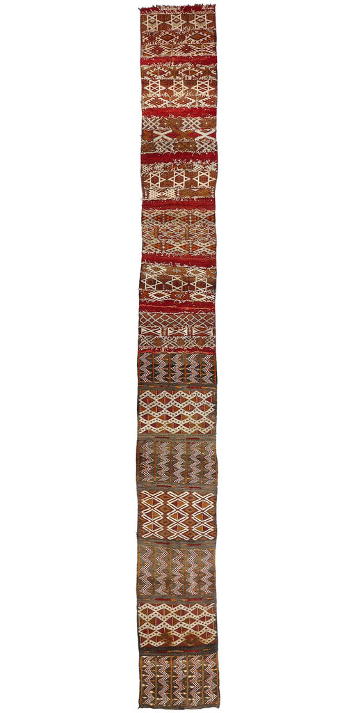 3 x 23 Vintage Zemmour Moroccan Kilim Rug 21777