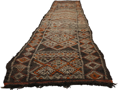 3 x 18 Vintage Zemmour Moroccan Kilim Rug 21779