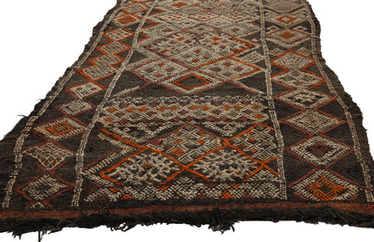 3 x 18 Vintage Zemmour Moroccan Kilim Rug 21779