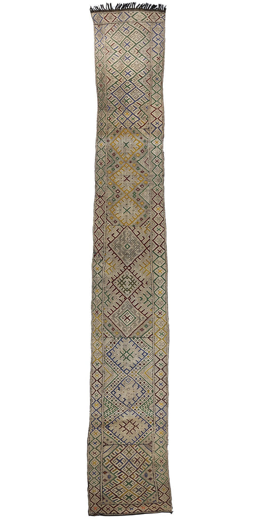 3 x 22 Vintage Zemmour Moroccan Kilim Rug 21846