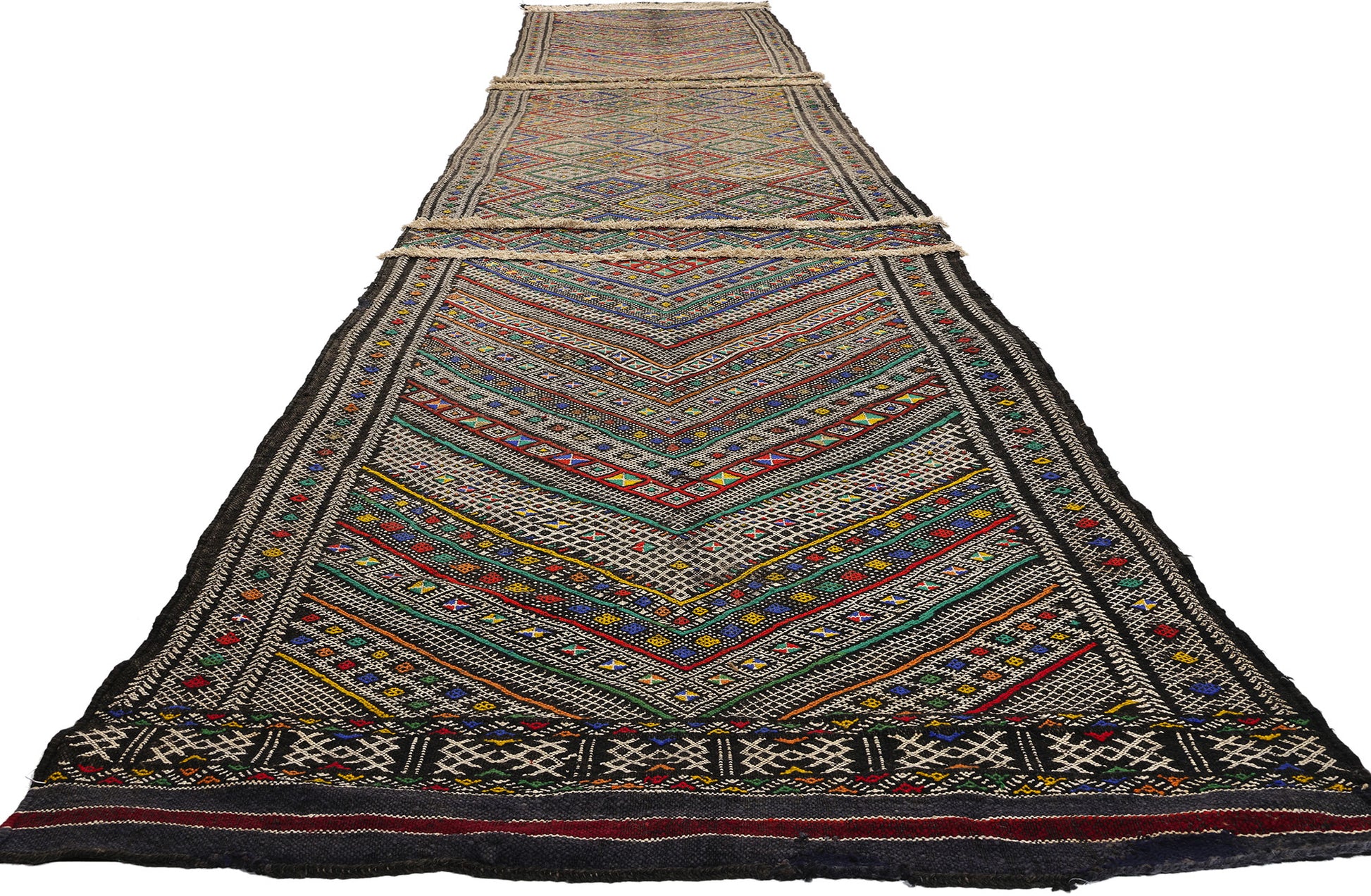 4 x 20 Vintage Zemmour Moroccan Kilim Rug 21847