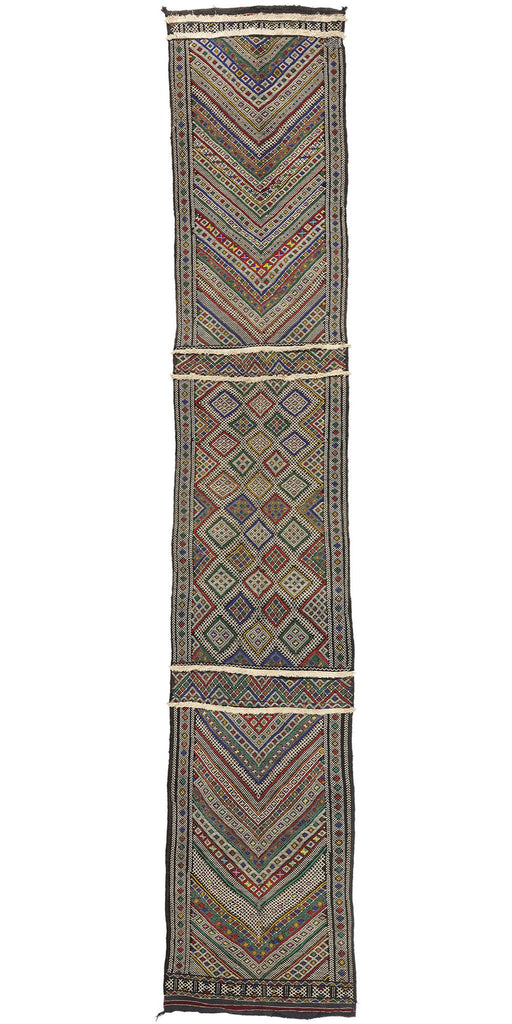 4 x 20 Vintage Zemmour Moroccan Kilim Rug 21847