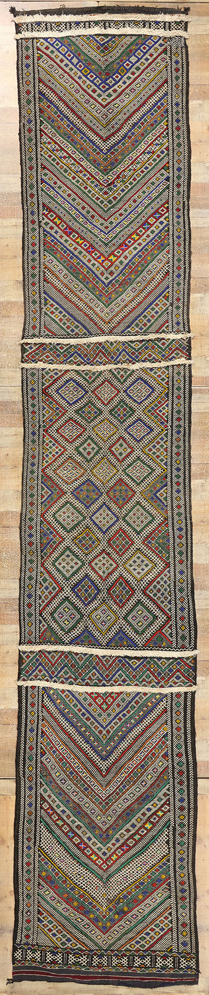 4 x 20 Vintage Zemmour Moroccan Kilim Rug 21847