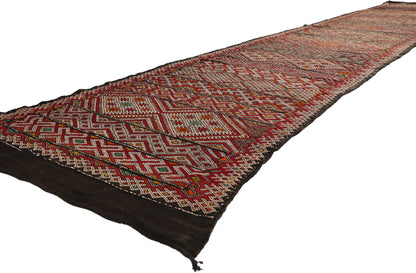4 x 20 Vintage Zemmour Moroccan Kilim Rug 21842