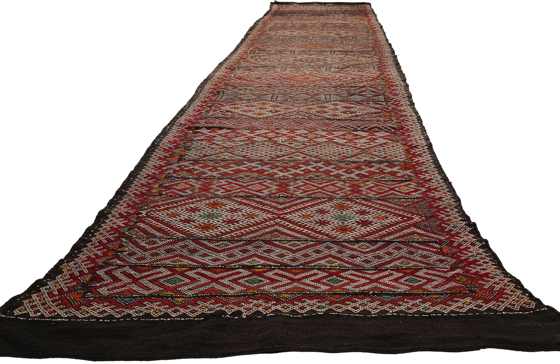4 x 20 Vintage Zemmour Moroccan Kilim Rug 21842