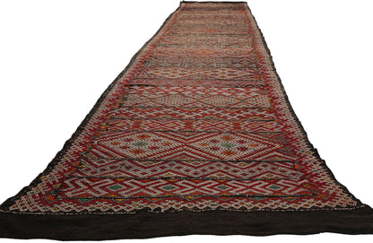 4 x 20 Vintage Zemmour Moroccan Kilim Rug 21842