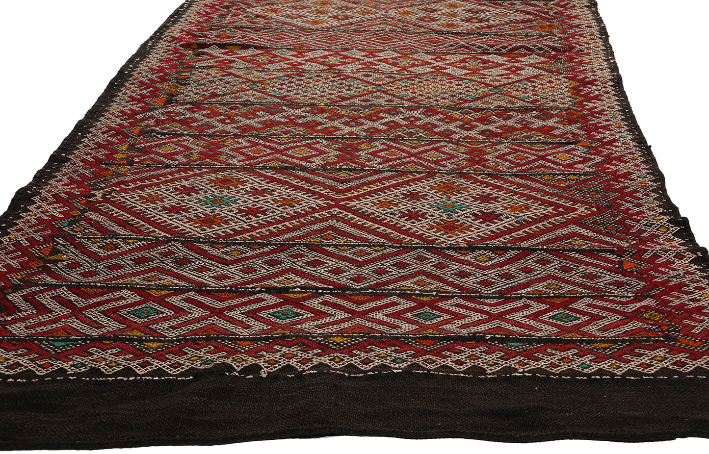4 x 20 Vintage Zemmour Moroccan Kilim Rug 21842