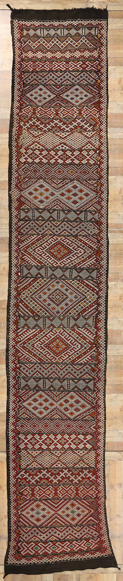 4 x 20 Vintage Zemmour Moroccan Kilim Rug 21842