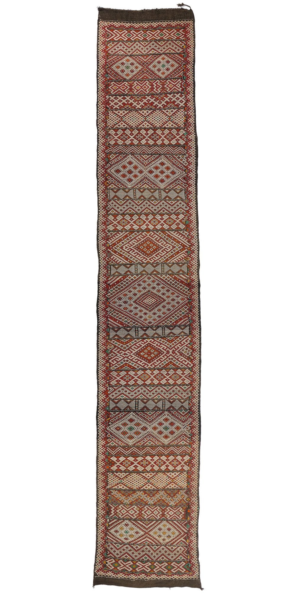 4 x 22 Vintage Zemmour Moroccan Kilim Rug 21849