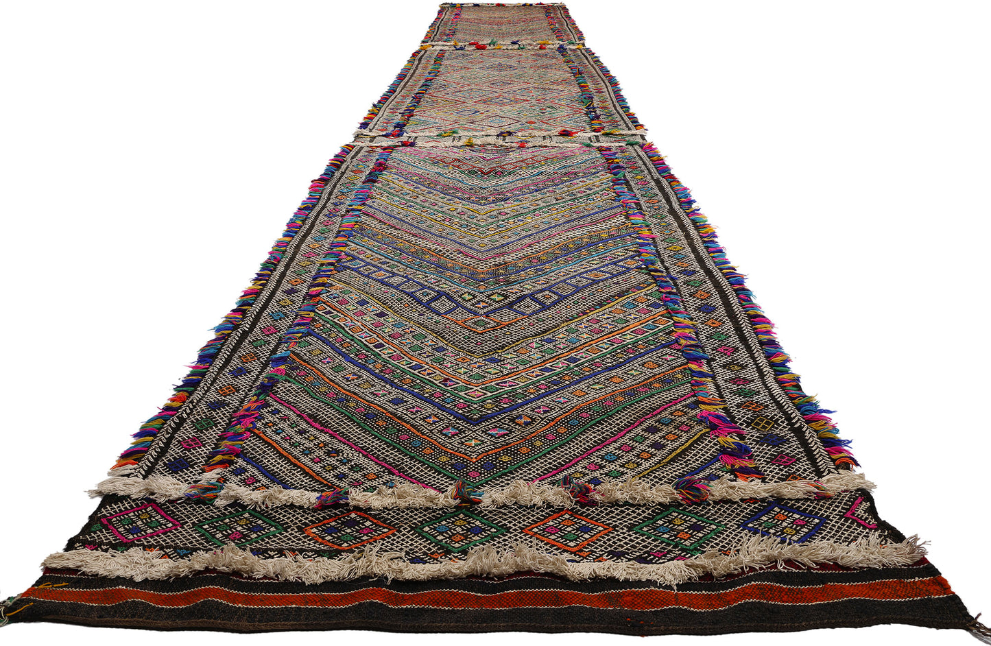 4 x 26 Vintage Zemmour Moroccan Kilim Rug 21848