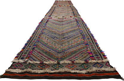 4 x 26 Vintage Zemmour Moroccan Kilim Rug 21848