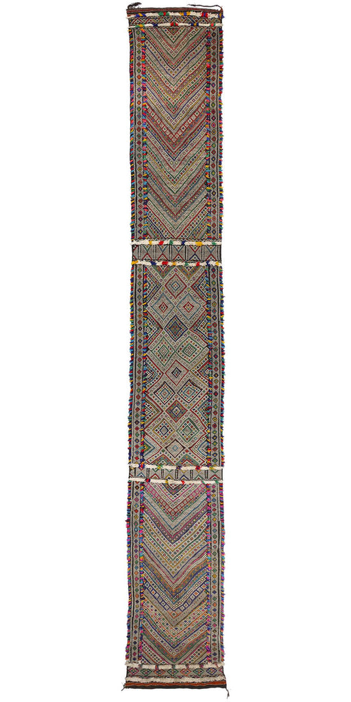 4 x 26 Vintage Zemmour Moroccan Kilim Rug 21848
