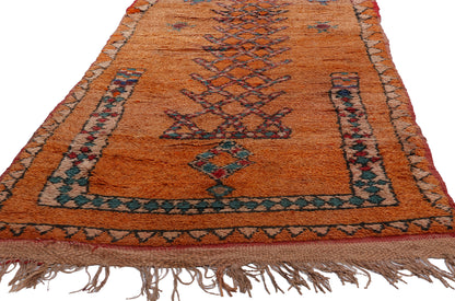 3 x 19 Vintage Orange Boujad Moroccan Rug 21841