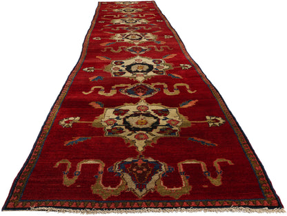 3 x 17 Vintage Red Turkish Oushak Rug 53870